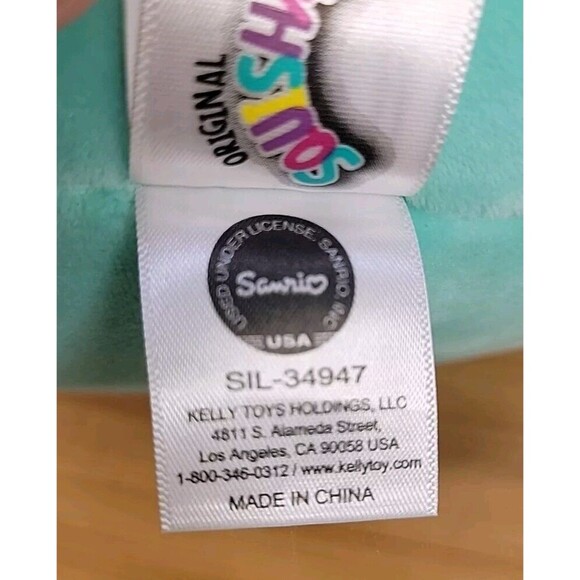 Squishmallows Hello Kitty Mint Green Pink Bow New With Tags By Sanrio 12" 2021 - Picture 13 of 14